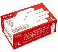 Rękawiczki jednorazowe - Paclan Rękawice LATEKSOWE L 100 SZT. (135700) - miniaturka - grafika 1