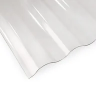Pokrycia dachowe - Płyta PC fala 76/18, 900 x 2000/0,5mm - bezbarwna - miniaturka - grafika 1
