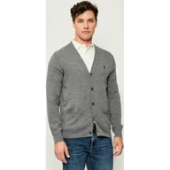 Swetry męskie - POLO RALPH LAUREN Wełniany kardigan Slim Fit - miniaturka - grafika 1