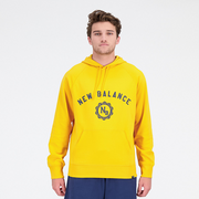 Bluzy męskie - Bluza męska New Balance MT31901VGL  żółta - miniaturka - grafika 1