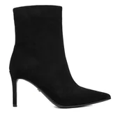 Botki damskie - Botki Gino Rossi EO-LIDO-GLC6306-6320-4 Czarny - miniaturka - grafika 1