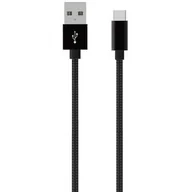 Kable USB - Winner Group Kabel USB/USB-C 50 cm 11464 Czarny - miniaturka - grafika 1
