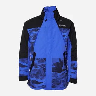 Kurtki męskie - Kurtka Adidas Aop Outdoor Jkt H13578 L Niebieski z czarnym (4064055108889) - grafika 1