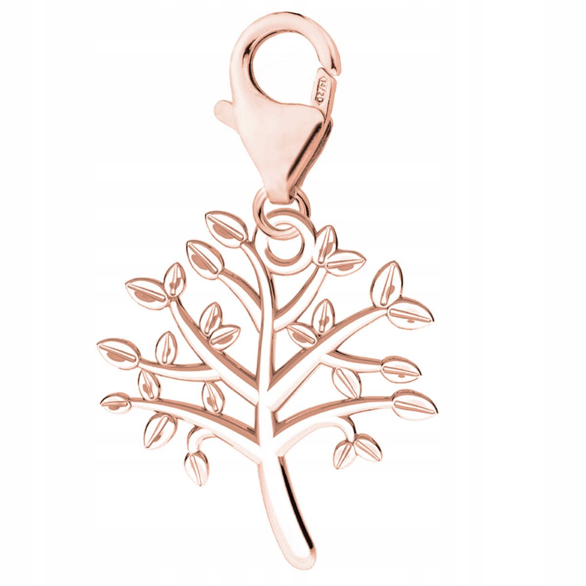 Zawieszka Pozłacana Karabińczyk z Drzewem Gałęziami Drzewo Życia SREBRO 925