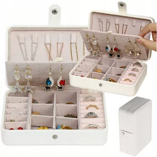 Pudełko Organizer Szkatułka Na Biżuterię Kuferek - Pudełka i szkatułki - miniaturka - grafika 1