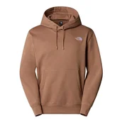 Bluzy męskie - Bluza męska The North Face Essential Oversize Hood 0A89ES6IH1 - brązowa - miniaturka - grafika 1