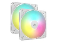 Chłodzenie procesora - CORSAIR RS140 ARGB White Dual Pack 2x140mm CO-9050187-WW - miniaturka - grafika 1
