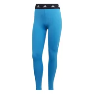 Legginsy - Legginsy damskie adidas TECHFIT 7/8 niebieskie HL6074 - miniaturka - grafika 1