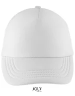 Czapki dla dzieci - SOLs 03091 Czapka dziecięca Bubble Kids Cap, 5-panelowa - Kolor: Biały - Rozmiar: Jeden rozmiar - miniaturka - grafika 1