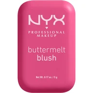 Róże do policzków - NYX PROFESSIONAL MAKEUP BUTTERMELT RÓŻ DO POLICZKÓW W KOMPAKCIE 07 BUTTA WITH TIME 5G - miniaturka - grafika 1