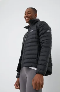 Jack Wolfskin kurtka sportowa puchowa kolor czarny - Kurtki i kamizelki sportowe męskie - miniaturka - grafika 1
