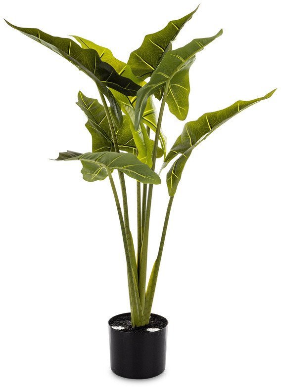 Roślina Dekoracyjna duża w Doniczce sztuczny kwiat LED timer 97cm x 52cm x 52cm