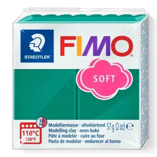 Masa termoutwardzalna Fimo 57g szmaragdowy - Staedtler - Masy plastyczne - miniaturka - grafika 1