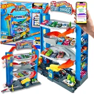 Zabawki konstrukcyjne - Duży Zestaw Hot Wheels Kaskaderskie Skoki Garaż Autko Samochodzik Winda Prezent Dla Dziecka + Ebook - miniaturka - grafika 1