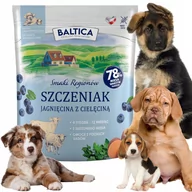 Sucha karma dla psów - BALTICA karma dla szczeniąt BEZZBOŻOWA CIELĘCINA Z JAGNIĘCINĄ 1kg - miniaturka - grafika 1