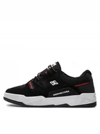 Sneakersy męskie - DC Sneakersy Construct ADYS100822 Black/Hot Coral Kho - miniaturka - grafika 1