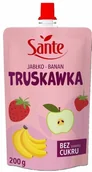 Koncentraty warzywne, przeciery - SANTE MUS 100% TRUSKAWKA BANAN JABŁKO 200G - miniaturka - grafika 1