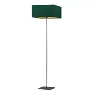 Lampy stojące - LYSNE, lampa podłogowa PRAGA GOLD, zieleń butelkowa ze złotym wnętrzem - miniaturka - grafika 1