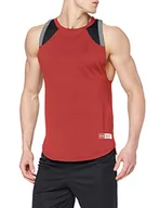 Koszulki sportowe męskie - Under Armour Tank Tank męski Red/Black/Black (600) M - miniaturka - grafika 1