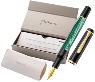 Pióro Pelikan Classic M200 EF zielone marmurkowe - Pióra wieczne - miniaturka - grafika 1