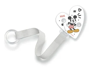 NUK Manekin łańcuszek i klips do pierścieni do lizaków, solidny i niezniszczalny, Myszka Miki Disneya - Manekiny wystawowe - miniaturka - grafika 1