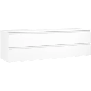 Mexen Orio szafka łazienkowa podumywalkowa 160 cm z blatem, 2 szuflady, biała mat - 91A10-16047-2-BFFC01 - Szafki łazienkowe - miniaturka - grafika 1