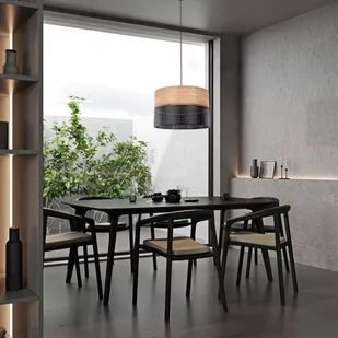 Designerska lampa z drewnem, regulowana wysokość TK 4798 z serii NICOL - Lampy sufitowe - miniaturka - grafika 3
