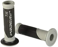 Części motocyklowe - Progrip 431066 Gałki 732 Wiercone Szary/Czarny - miniaturka - grafika 1