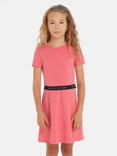 Sukienka codzienna Tommy Hilfiger - Sukienki i spódniczki dla dziewczynek - miniaturka - grafika 1