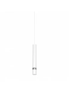 Luminex Lampa wisząca zwis żyrandol Joker 1X8W GU10 biały 9489 - Lampy sufitowe - miniaturka - grafika 1