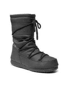 Śniegowce damskie - Moon Boot Śniegowce Mid Rubber Wp 24010300 Czarny - grafika 1