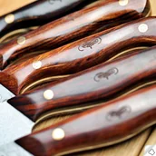 Noże kuchenne - Nóż szefa kuchni KITA NORTH DAMASCUS Dellinger 22,5 cm - miniaturka - grafika 1