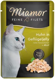 Miamor Feine Filets w galarecie, 6 x 100 g - Kurczak z galaretką drobiową - Mokra karma dla kotów - miniaturka - grafika 1