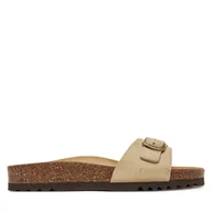 Klapki i japonki damskie - Klapki Scholl Estelle F32156 Beżowy - miniaturka - grafika 1