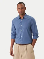 Koszule męskie - Guess Koszula F6GH02 WN861 Niebieski Regular Fit - miniaturka - grafika 1