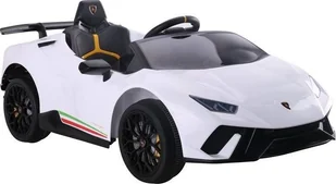 Lean Sport Auto na akumulator Lamborghini Huracan Białe - Pojazdy elektryczne dla dzieci - miniaturka - grafika 1