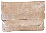 Torebki damskie - Clairefontaine 410059C Torebka KLEO-PATHRA skóra jagnięca 26 x 18cm 1 szt. srebrna praktyczna i elegancka kopertówka - miniaturka - grafika 1