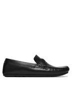 Mokasyny męskie - Tommy Hilfiger Mokasyny Hardware Hilfiger Driver Shoe FM0FM05838 Czarny - miniaturka - grafika 1