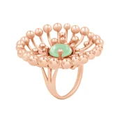 Sygnety - Pierścionek Celebrate różowe pozłocenie - Lilou - miniaturka - grafika 1