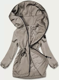 PARKA DAMSKA Z KAPTUREM OLIWKA (B8121-48) - S'WEST - Płaszcze damskie - miniaturka - grafika 1
