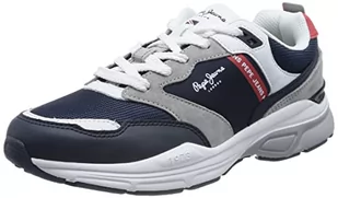 Pepe Jeans Męskie trampki Dave Urban, granatowy, 43 EU - Trampki męskie - miniaturka - grafika 1