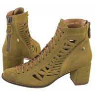 Botki damskie - Botki Oliwkowe 05508-24/00-5 (MA879-e) Maciejka - miniaturka - grafika 1