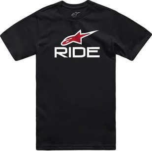 Alpinestars T-shirt ALPINESTARS RIDE 4.0 CSF TEE, Black/White/Red Rozmiar: L - Koszulki męskie - miniaturka - grafika 1
