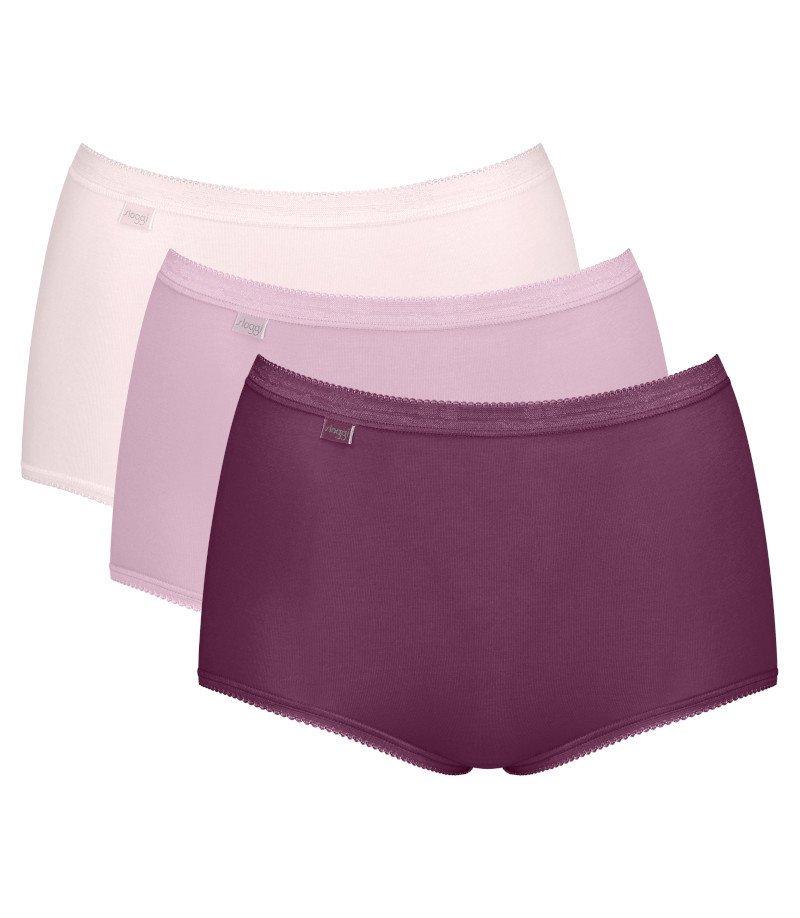 3 x Majtki damskie sloggi Basic+ Maxi C3P-46