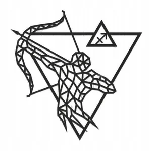 DREWNIANE PUZZLE 3D DEKORACJA ŚCIENNA ZNAK ZODIAKU STRZELEC DO ZŁOŻENIA - Puzzle - miniaturka - grafika 1
