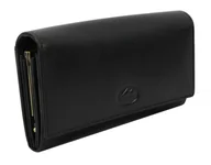 Portfele - Portfel Damski Skórzany El Forest (PL) Klamra Wewnątrz Skóra Bydlęca 919 67 RFID CZARNY 16,5 x 9 x 3 [cm] - miniaturka - grafika 1