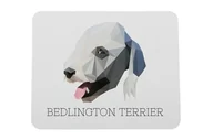 Podkładki pod mysz - Bedlington Terrier podkładka geometryczny Art-Dog - miniaturka - grafika 1