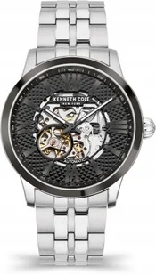 Zegarek Zegarek męski KENNETH COLE KCWGL2122402 stalowy klasyczny skeleton - Zegarki męskie - miniaturka - grafika 1