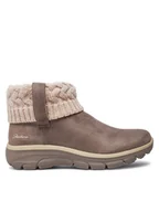 Botki damskie - Skechers Botki Easy Going Cozy 167401/TPE Beżowy - miniaturka - grafika 1