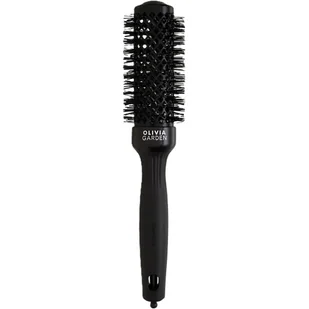 Olivia Garden Expert Blowout Shine, ceramiczna szczotka do włosów, Black 35mm - Szczotki i grzebienie do włosów - miniaturka - grafika 1